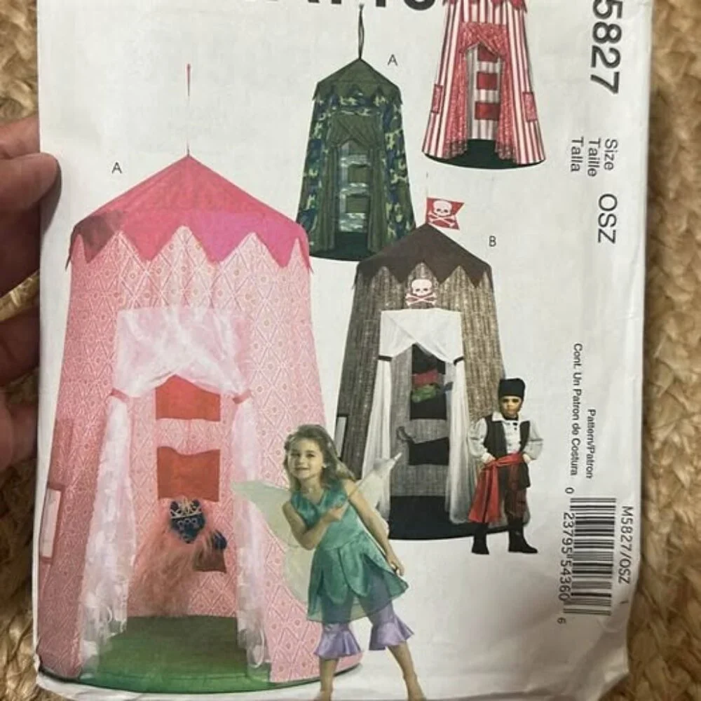 McCall’s Crafts Sewing Pattern (#5827) – Play Canopies